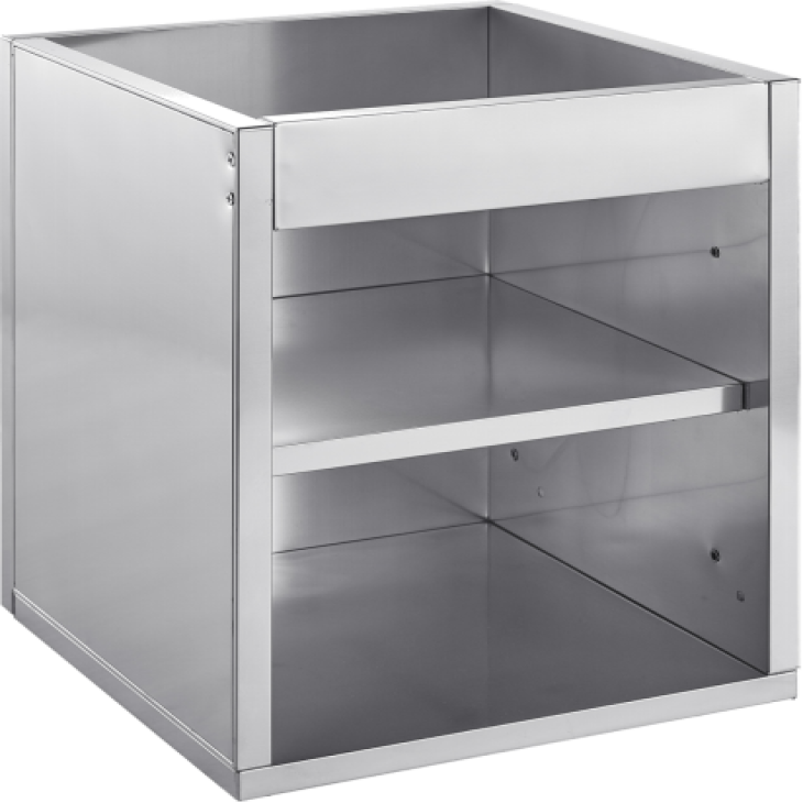 Single outdoor Stainless Steel Grill Cabinets with work table